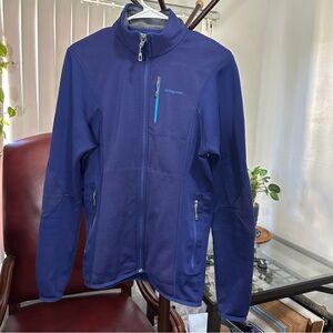 Patagonia piton hybrid W’s Jacket Sz L Polartec Wind Pro Hardface Technology DWR